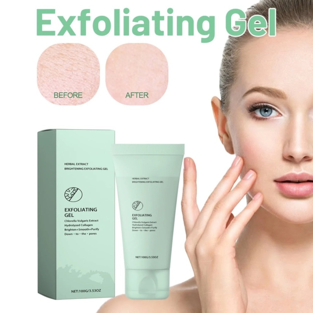 Essence Exfoliating Gel Exfoliating Body Scrub Herbal Pore Cleanser Exfoliating - Picture 6 of 9